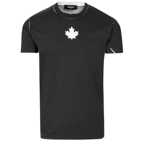 Dsquared2 Cool Fit Team Logo Black T-Shirt S